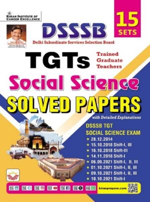 DSSSB TGT Social Science Solved Paper 2025 Edition (English Medium) (5758)