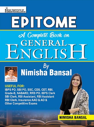 Epitome A Complete Book on General English By Nimisha Bansal
