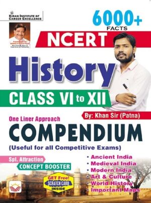NCERT History Class VI to XII 6000+ Facts (One Liner Approach) Compendium (English Medium) (4707)