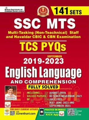 SSC MTS Yearwise TCS PYQs English Language 2019 to 2023 September Fully Solved (English Medium) (4796)