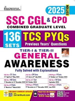SSC CGL and CPO TCS PYQs Tier 1 and Tier 2 General Awareness 136 Sets (English Medium) (5230)