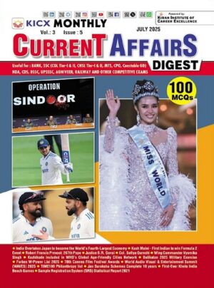 KICX Monthly Current Affairs Digest July 2025 (English Medium) (5452)