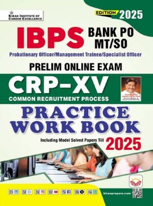 IBPS Bank PO Prelim Exam CRP XV Practice Work Book 2025 Edition (English Medium) (5473)