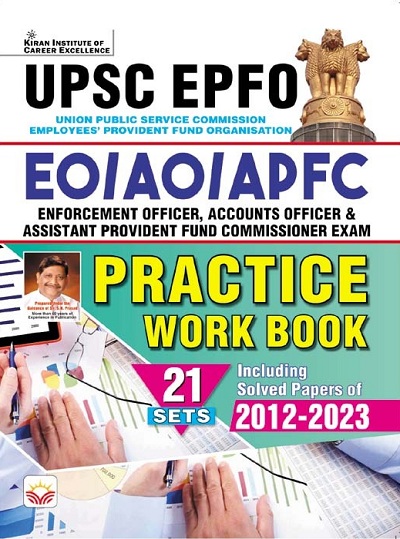 UPSC EPFO EO, AO, APFC Exam Practice Work Book Including Solved Papers (English Medium) (5585)