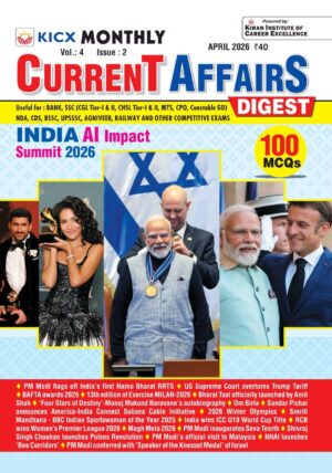 KICX Monthly Current Affairs Digest April 2026 (English Medium) (5909)