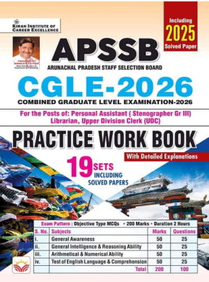 APSSB CGLE 2026 Practice Work Book Including PYQs (English Medium) (5932)
