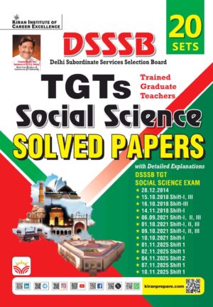 DSSSB TGT Social Science Solved Paper 2026 Edition (English Medium) (5970)