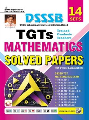 DSSSB TGT Mathematics Solved Paper 2026 Edition (English Medium) (6025)