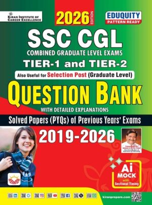SSC CGL Question Bank Eduquity Based PYQs & Ai Enabled Full Length Online Mock Test with Sectional Timing (English Medium) (6084)