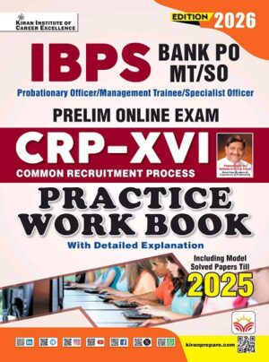 IBPS Bank PO Prelim Exam CRP XVI Practice Work Book 2026 Edition (English Medium) (6109)