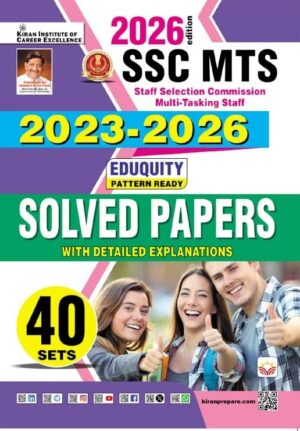 SSC MTS 2023-2026 Solved Paper Eduquity Pattern Ready 2026 Edition (English Medium) (6142)