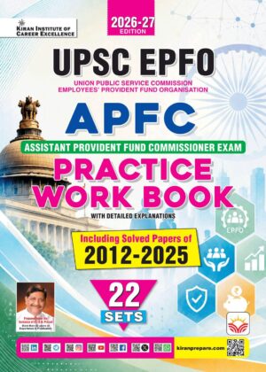 UPSC EPFO APFC Exam Practice Work Book Including Solved Papers 2026-2027 Edition (English Medium)  (6203)