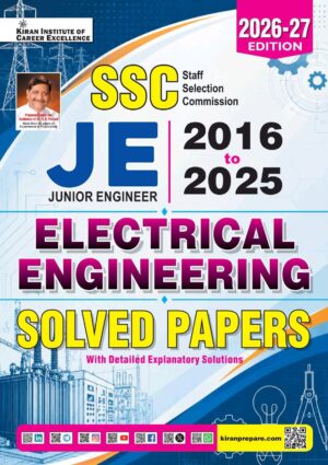 SSC JE Electrical Engineering 2016–2025 Solved Papers 2026- 2027 Edition (English Medium) (6216)